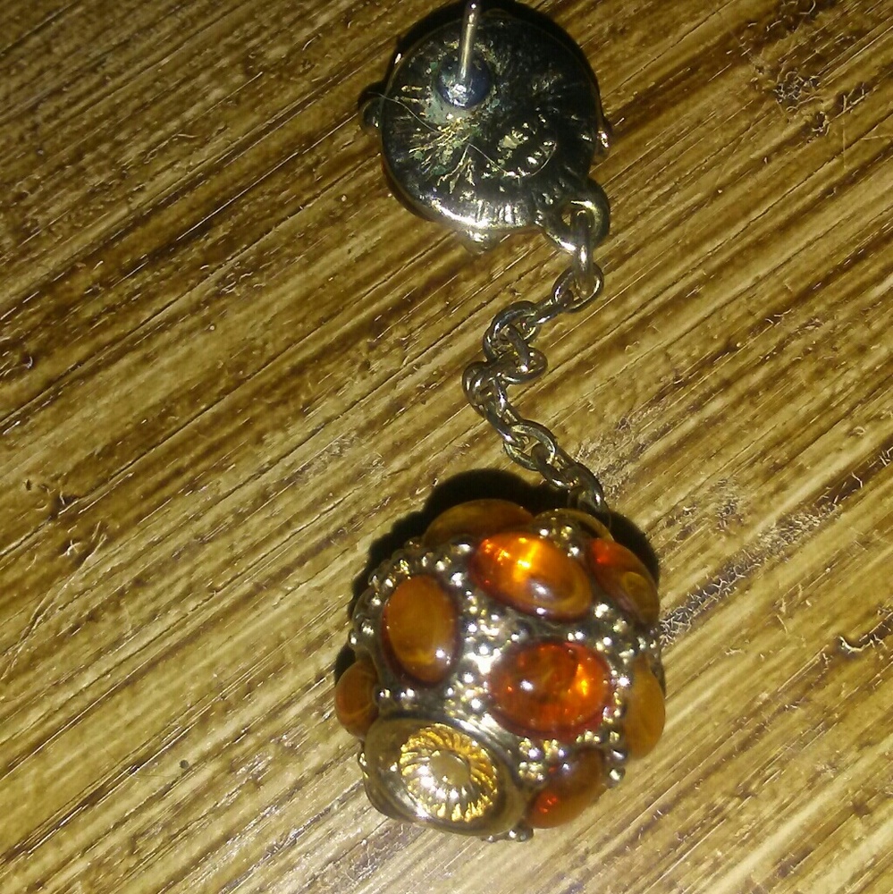 Vintage Kenneth Lane Ball drop Earrings - Picture 5 of 7